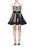 Main View - Click To Enlarge - MARC JACOBS - Belted polka dot tulle layered strapless corset dress