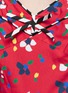 Detail View - Click To Enlarge - MARC JACOBS - Painted flower print belted dress