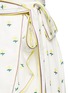 Detail View - Click To Enlarge - MARC JACOBS - Rose fil coupé waist tie flutter wrap skirt