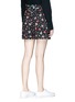 Back View - Click To Enlarge - MARC JACOBS - Floral print poplin shorts