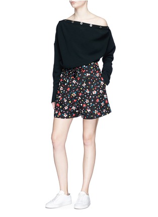 Figure View - Click To Enlarge - MARC JACOBS - Floral print poplin shorts