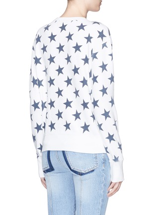Back View - Click To Enlarge - MARC JACOBS - Double J logo patch star print sweatshirt