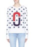 Main View - Click To Enlarge - MARC JACOBS - Double J logo patch star print sweatshirt