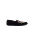 Main View - Click To Enlarge - - - General cat embroidered velvet loafers