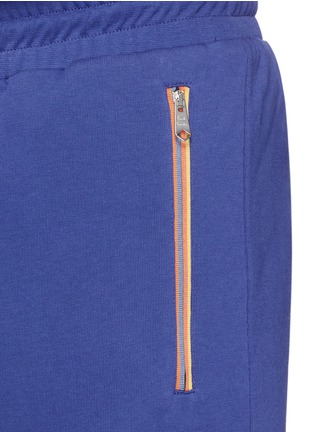 Detail View - Click To Enlarge - PAUL SMITH - Contrast zip sweatpants
