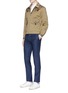 Figure View - Click To Enlarge - PAUL SMITH - Monkey fil coupé twill shirt