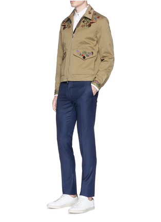 Figure View - Click To Enlarge - PAUL SMITH - Check plaid wool pants