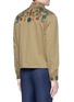Back View - Click To Enlarge - PAUL SMITH - Floral embroidered cotton-linen coach jacket