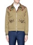 Main View - Click To Enlarge - PAUL SMITH - Floral embroidered cotton-linen coach jacket