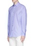 Front View - Click To Enlarge - PAUL SMITH - Charm button woven cotton shirt