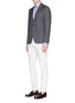 Figure View - Click To Enlarge - PAUL SMITH - Charm button woven cotton shirt