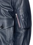 Detail View - Click To Enlarge - PAUL SMITH - Lambskin leather bomber jacket