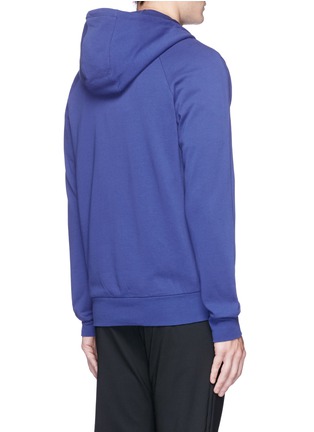 Back View - Click To Enlarge - PAUL SMITH - Contrast stripe zip hoodie