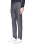 Front View - Click To Enlarge - PAUL SMITH - Dot jacquard wool twill pants