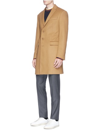 Figure View - Click To Enlarge - PAUL SMITH - Dot jacquard wool twill pants
