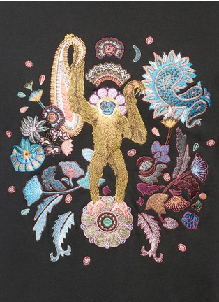 Detail View - Click To Enlarge - PAUL SMITH - 'Monkey' embroidered sweatshirt