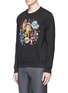 Front View - Click To Enlarge - PAUL SMITH - 'Monkey' embroidered sweatshirt
