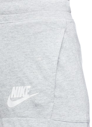 Detail View - Click To Enlarge - NIKE - Logo print jersey sweat shorts