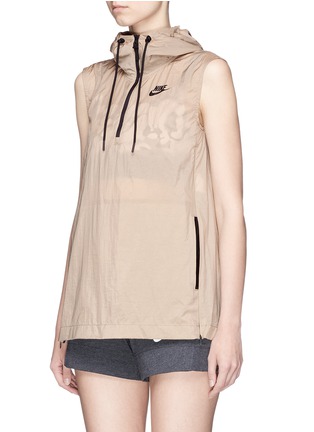 Front View - Click To Enlarge - NIKE - 'Tech Hypermesh' ripstop sleeveless top