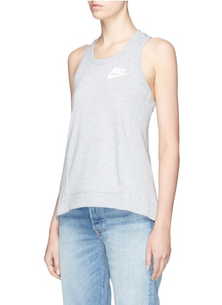 Front View - Click To Enlarge - NIKE - Swoosh logo print tank top