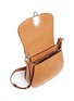  - MICHAEL KORS - 'Delfina' large leather saddle bag