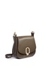 Detail View - Click To Enlarge - MICHAEL KORS - 'Delfina' large leather saddle bag
