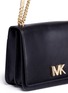  - MICHAEL KORS - 'Mott' large curb chain leather shoulder bag