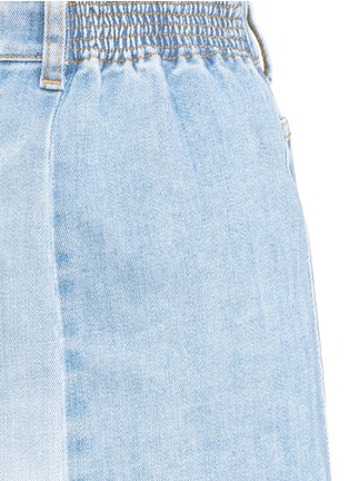 Detail View - Click To Enlarge - STELLA MCCARTNEY - 'Eileen' patchwork denim skirt