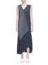 Main View - Click To Enlarge - STELLA MCCARTNEY - 'Tereasa' tie print asymmetric panel silk crepe dress