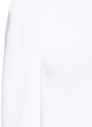 Detail View - Click To Enlarge - STELLA MCCARTNEY - 'Cecilia' one-shoulder cape cady gown
