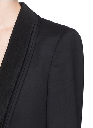 Detail View - Click To Enlarge - STELLA MCCARTNEY - 'Melissa' layered shawl lapel blazer
