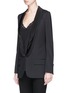 Front View - Click To Enlarge - STELLA MCCARTNEY - 'Melissa' layered shawl lapel blazer