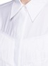 Detail View - Click To Enlarge - STELLA MCCARTNEY - 'Alina' fringe trim poplin shirt