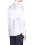 Back View - Click To Enlarge - STELLA MCCARTNEY - 'Alina' fringe trim poplin shirt
