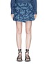 Main View - Click To Enlarge - RAG & BONE - 'Marina' abstract motif jacquard denim wrap skirt