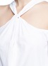 Detail View - Click To Enlarge - RAG & BONE - 'Collingwood' cold shoulder twist strap cotton top