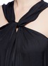 Detail View - Click To Enlarge - RAG & BONE - 'Roscoe' twist strap tie waist cotton rompers