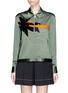 Main View - Click To Enlarge - RAG & BONE - 'Roth' vacation motif embroidered satin collared jacket