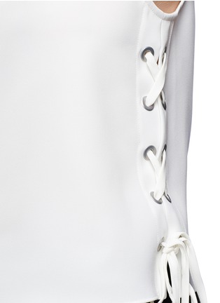 Detail View - Click To Enlarge - RAG & BONE - 'Eliza' side lace-up top