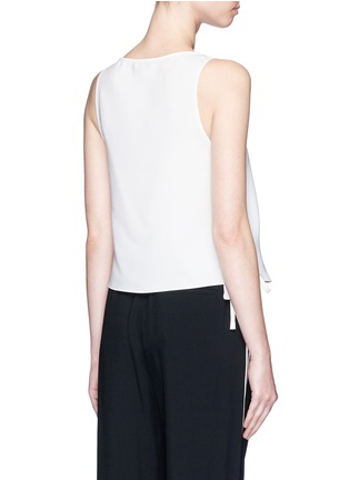 Back View - Click To Enlarge - RAG & BONE - 'Eliza' side lace-up top