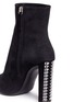 Detail View - Click To Enlarge - 73426 - 'Ruggente' strass heel suede booties