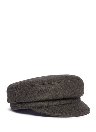Main View - Click To Enlarge - ISABEL MARANT - 'Evie' flannel boyish cap