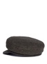 Figure View - Click To Enlarge - ISABEL MARANT - 'Evie' flannel boyish cap