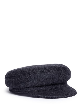 Main View - Click To Enlarge - ISABEL MARANT - 'Evie' flannel boyish cap