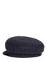 Figure View - Click To Enlarge - ISABEL MARANT - 'Evie' flannel boyish cap
