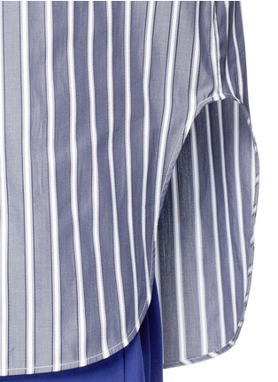Detail View - Click To Enlarge - BALENCIAGA - Stripe boxy fit shirt