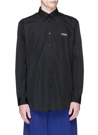 Main View - Click To Enlarge - BALENCIAGA - 'Homme' embroidered shirt
