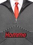 Detail View - Click To Enlarge - BALENCIAGA - 'Homme' intarsia stripe sweater