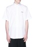Main View - Click To Enlarge - BALENCIAGA - 'Homme' embroidered short sleeve shirt