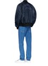 Figure View - Click To Enlarge - BALENCIAGA - 'Paris' embroidered padded bomber jacket